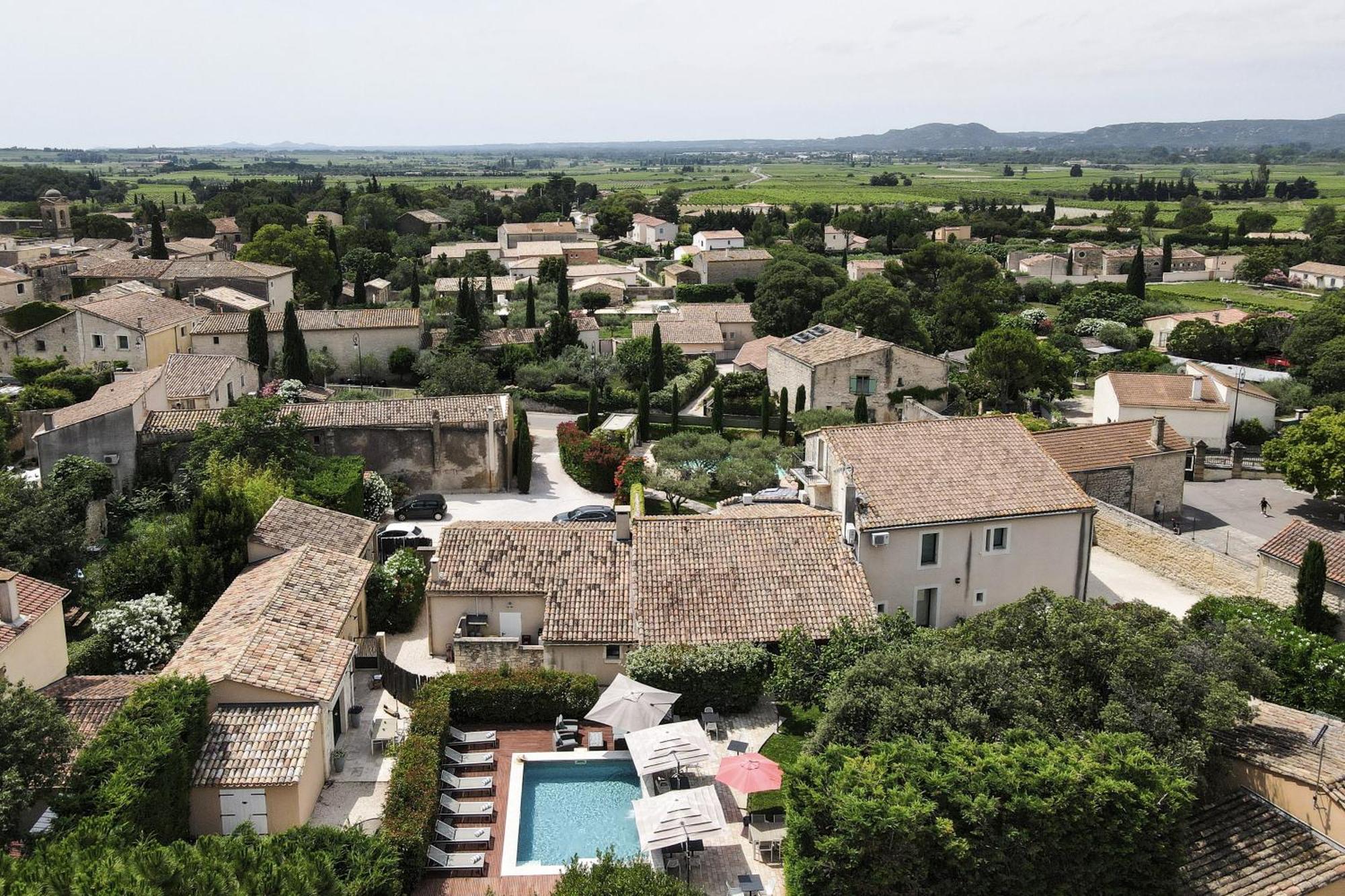 La Belle Vie Hotel Saint-Hilaire-dʼOzilhan Exterior foto